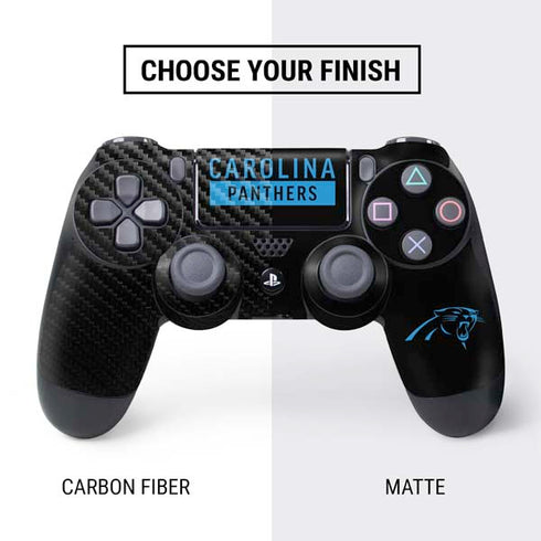 NFL Carolina Panthers Black Performance Series PS4 Controller Skin