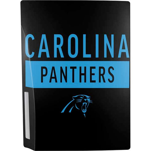 NFL Carolina Panthers Black Performance Series PS5 Bundle Skin