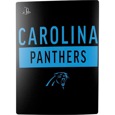 NFL Carolina Panthers Black Performance Series PS5 Digital Edition Bundle Skin