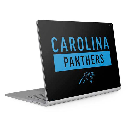 NFL Carolina Panthers Black Performance Series Surface Book 2 15in Skin