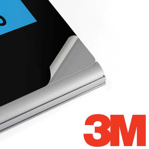 NFL Carolina Panthers Black Performance Series Surface Book 2 15in Skin