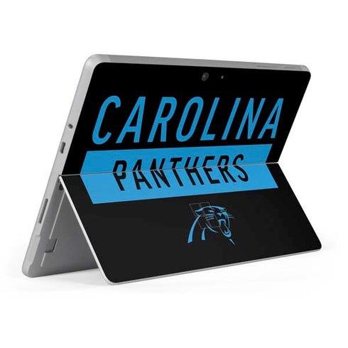NFL Carolina Panthers Black Performance Series Surface Go Skin