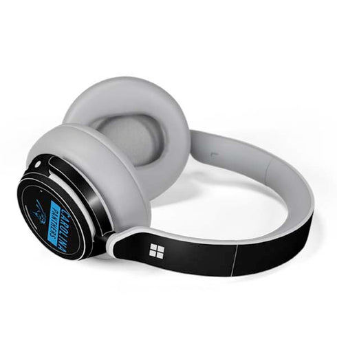 NFL Carolina Panthers Black Performance Series Surface Headphones Skin