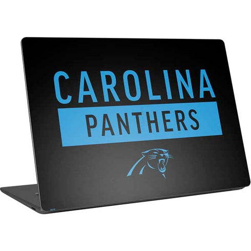 NFL Carolina Panthers Black Performance Series Surface Laptop 4 15in Skin
