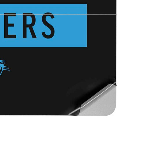 NFL Carolina Panthers Black Performance Series Surface Laptop Studio Skin
