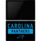 NFL Carolina Panthers Black Performance Series Surface Pro 6 Skin