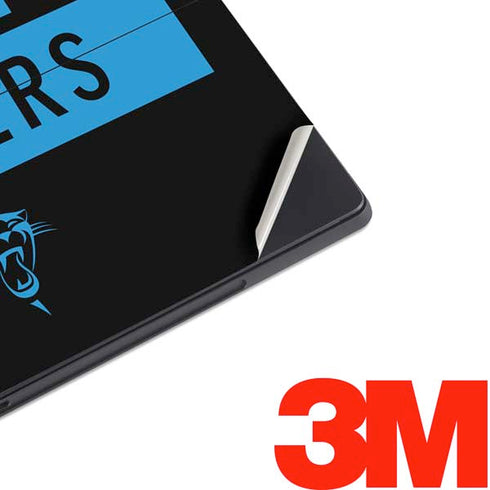 NFL Carolina Panthers Black Performance Series Surface Pro 6 Skin