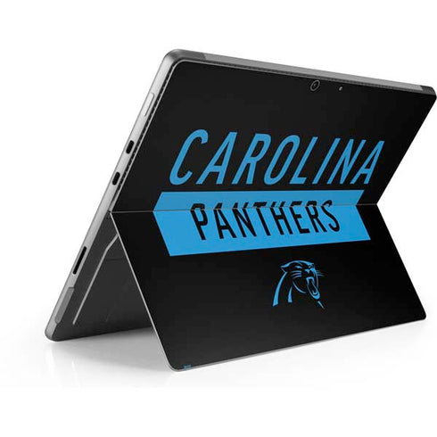 NFL Carolina Panthers Black Performance Series Surface Pro 9 Skin