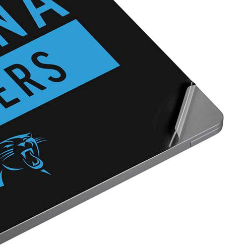 NFL Carolina Panthers Black Performance Series Universal Laptop 13in (10.6 x 7.6in) Skin