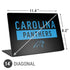 NFL Carolina Panthers Black Performance Series Universal Laptop 14in (11.4 x 8.2in) Skin