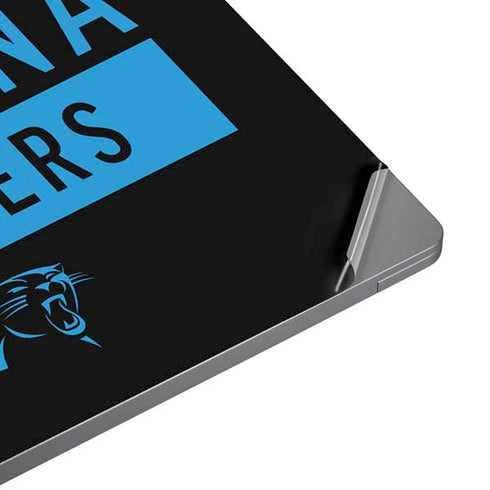 NFL Carolina Panthers Black Performance Series Universal Laptop 15in (12.2 x 8.8in) Skin