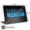 NFL Carolina Panthers Black Performance Series Universal Laptop 18in (14.6 x 10.6in) Skin