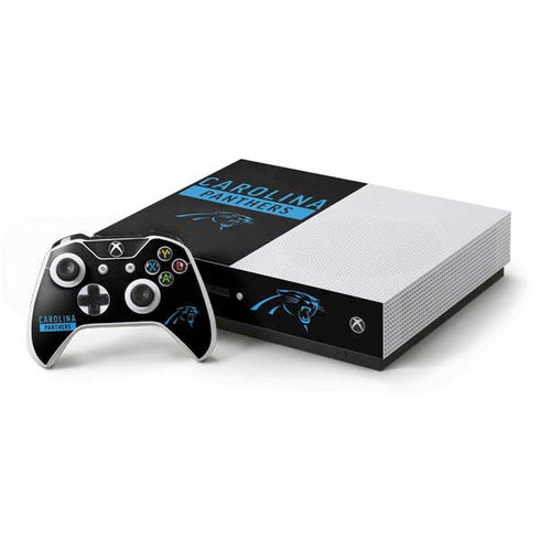 NFL Carolina Panthers Black Performance Series Xbox One Skins