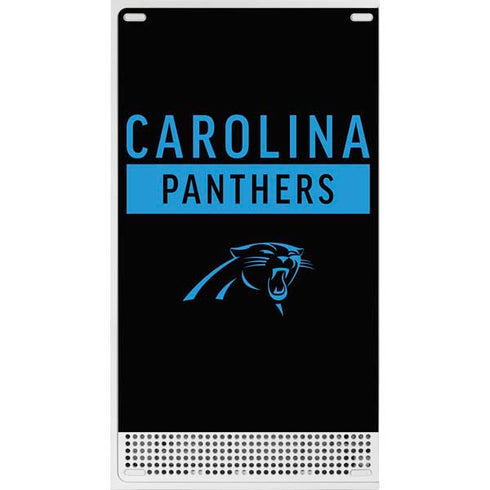 NFL Carolina Panthers Black Performance Series Xbox Series S Skins