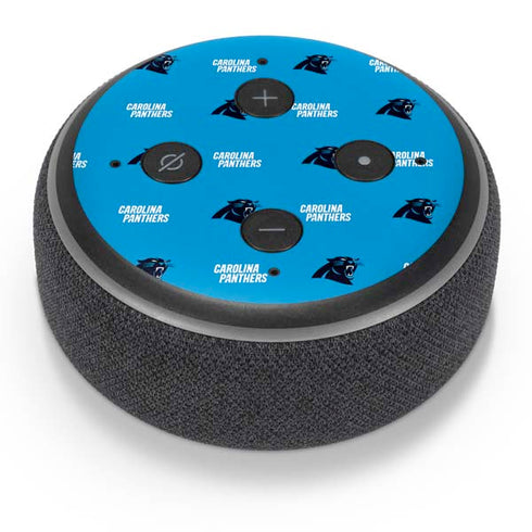 NFL Carolina Panthers Blitz Series Amazon Echo Dot Skin
