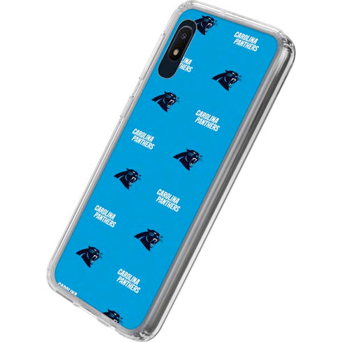 NFL Carolina Panthers Blitz Series Galaxy A10e Clear Case