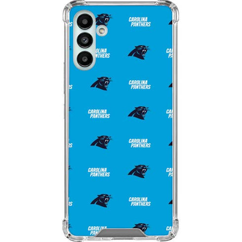 NFL Carolina Panthers Blitz Series Galaxy A13 5G Clear Case