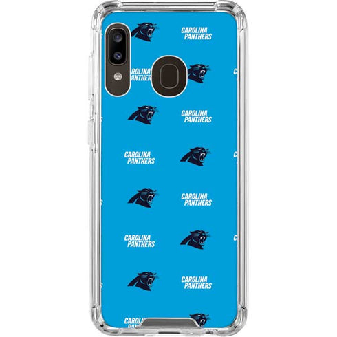 NFL Carolina Panthers Blitz Series Galaxy A30 Clear Case