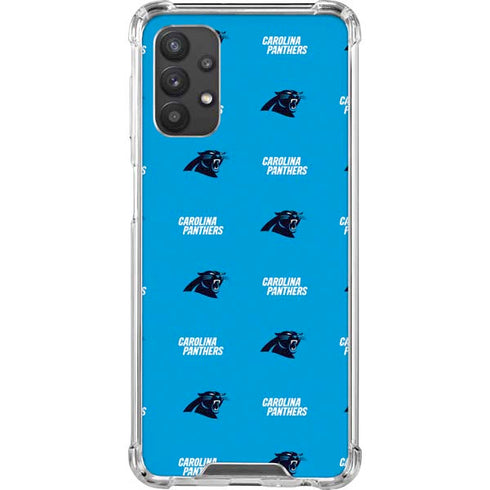 NFL Carolina Panthers Blitz Series Galaxy A32 5G Clear Case