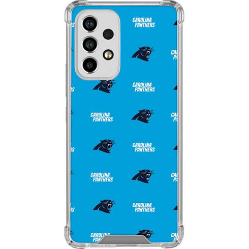 NFL Carolina Panthers Blitz Series Galaxy A53 5G Clear Case
