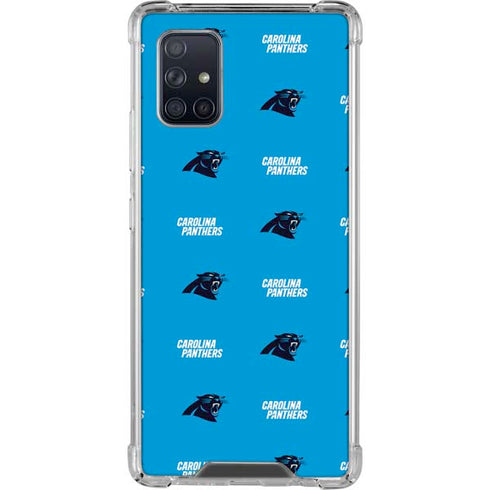 NFL Carolina Panthers Blitz Series Galaxy A71 5G Clear Case