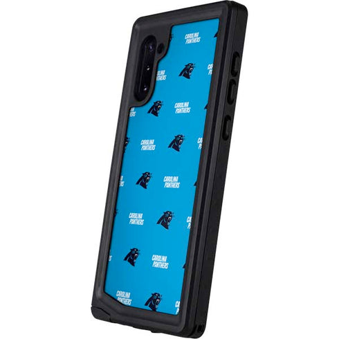 NFL Carolina Panthers Blitz Series Galaxy Note 10 Waterproof Case