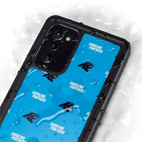 NFL Carolina Panthers Blitz Series Galaxy Note20 5G Waterproof Case
