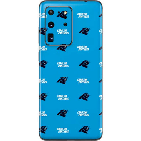 NFL Carolina Panthers Blitz Series Galaxy S20 Ultra 5G Skin
