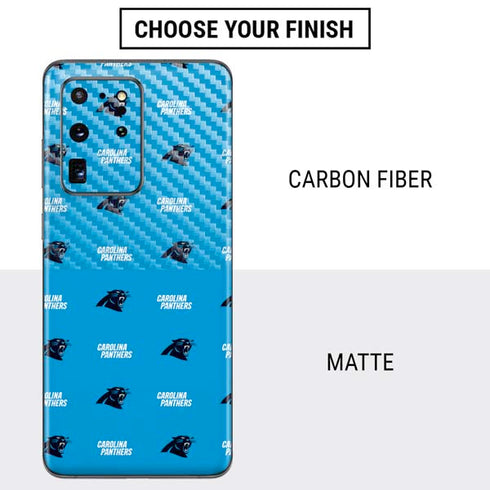 NFL Carolina Panthers Blitz Series Galaxy S20 Ultra 5G Skin