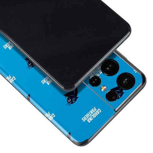 NFL Carolina Panthers Blitz Series Galaxy S21 Ultra 5G Skin