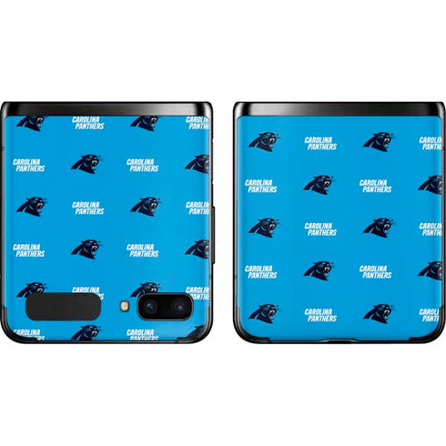 NFL Carolina Panthers Blitz Series Galaxy Z Flip Skin