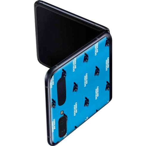 NFL Carolina Panthers Blitz Series Galaxy Z Flip Skin