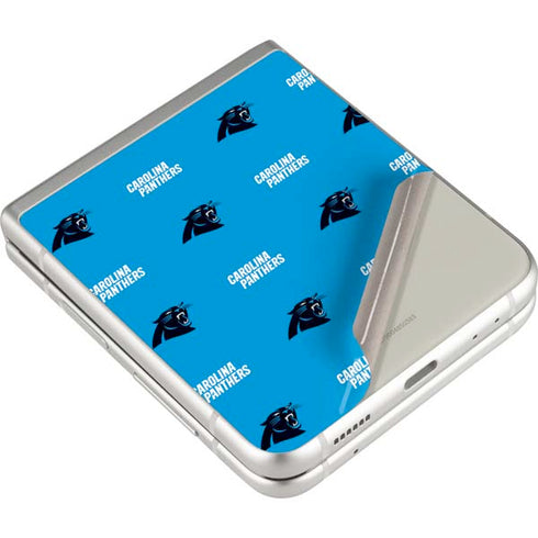 NFL Carolina Panthers Blitz Series Galaxy Z Flip3 5G Skin