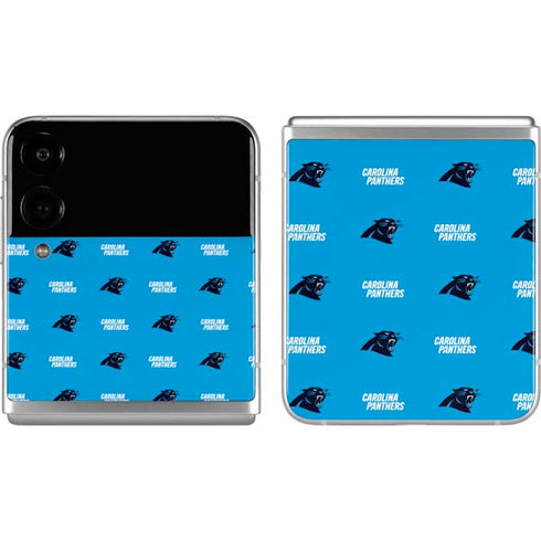 NFL Carolina Panthers Blitz Series Galaxy Z Flip4 5G Skin