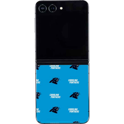 NFL Carolina Panthers Blitz Series Galaxy Z Flip5 5G Skin