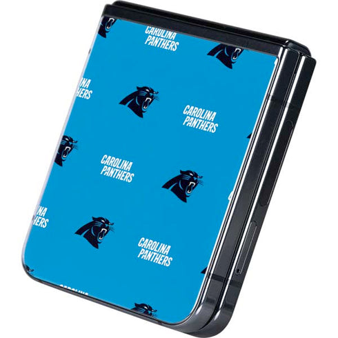 NFL Carolina Panthers Blitz Series Galaxy Z Flip5 5G Skin