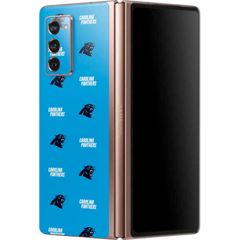NFL Carolina Panthers Blitz Series Galaxy Z Fold2 5G Skin