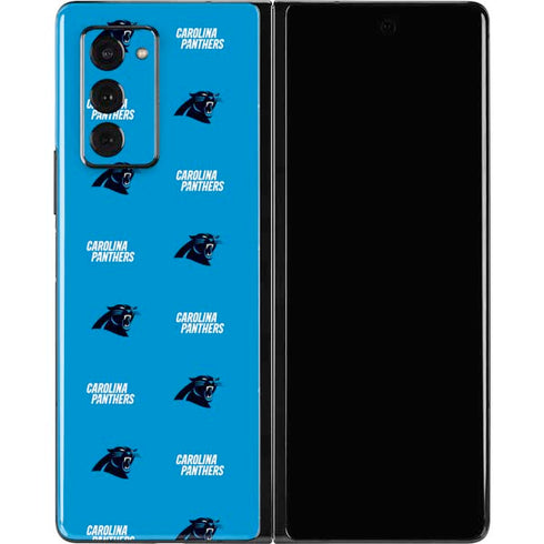 NFL Carolina Panthers Blitz Series Galaxy Z Fold2 5G Skin