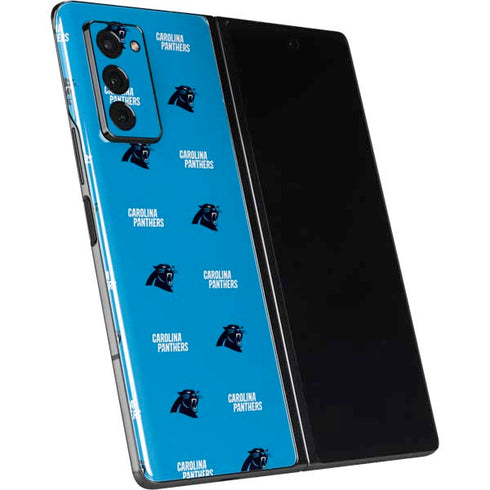 NFL Carolina Panthers Blitz Series Galaxy Z Fold2 5G Skin