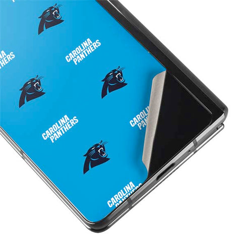 NFL Carolina Panthers Blitz Series Galaxy Z Fold2 5G Skin