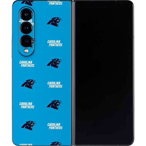 NFL Carolina Panthers Blitz Series Galaxy Z Fold4 5G Skin