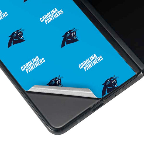 NFL Carolina Panthers Blitz Series Galaxy Z Fold4 5G Skin