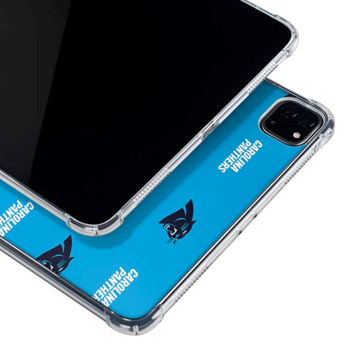 NFL Carolina Panthers Blitz Series iPad Pro 12.9in (2020) Clear Case