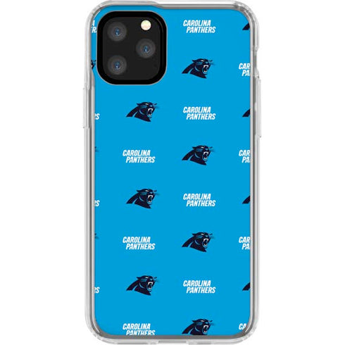NFL Carolina Panthers Blitz Series iPhone 11 Pro Clear Case