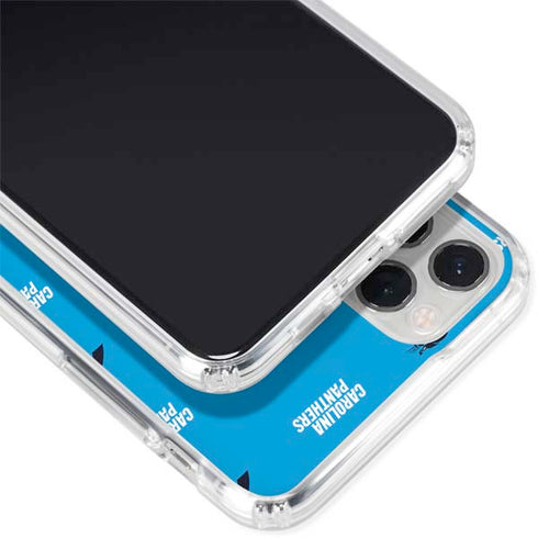 NFL Carolina Panthers Blitz Series iPhone 11 Pro Clear Case
