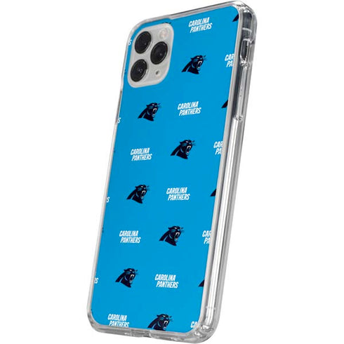NFL Carolina Panthers Blitz Series iPhone 11 Pro Clear Case