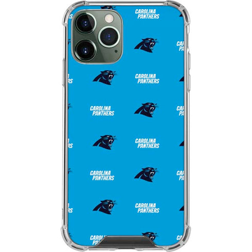 NFL Carolina Panthers Blitz Series iPhone 11 Pro Max Clear Case