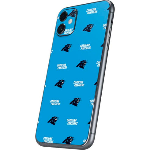 NFL Carolina Panthers Blitz Series iPhone 11 Skin
