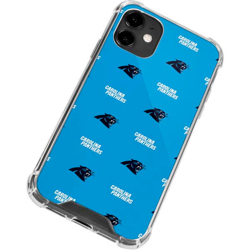 NFL Carolina Panthers Blitz Series iPhone 12 Mini Clear Case