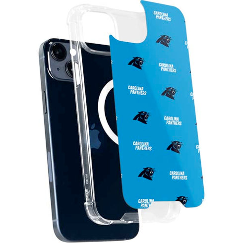 NFL Carolina Panthers Blitz Series iPhone 15 Plus MagSafe Case
